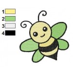 Free Animal for kids Bee Embroidery Design